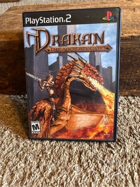 Sony PlayStation 2 Drakan: The Ancients' Gate – Orange Dragon Cover Art